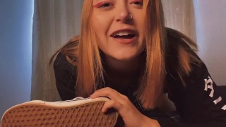 Get on your knees and lick my VANS | CUCKOLD