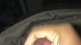 First time jacking and busting a nut