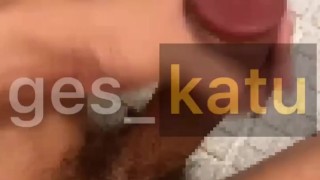 ges_katu お風呂でオナニー 巨根から止まらない大噴射