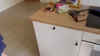 Fucking me from behind while I do my makeup before the party