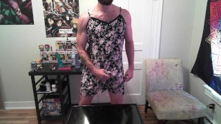 humiliated white sissy jerks his cock for you