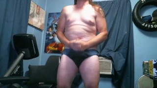 Desperation Wetting my briefs, then stroking till I cum!