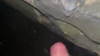DadzBoi Jerking Off Outdoors in Park Cumshot