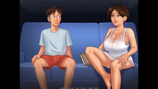 Summertime Saga: Horny MILF Got Caught Masturbating On The Sofa-Ep152