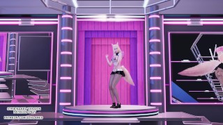 [MMD] AOA - ShortHair Ahri Hot Erotic Dance League of Legends KDA