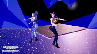 [MMD] (G)I-DLE - LATATA Kaisa Hot Kpop Dance League of Legends KDA 4K 60FPS