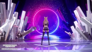 [MMD] (G)I-DLE - TOMBOY Hot Kpop Dance Ahri Akali Evelynn Kaisa League of Legends KDA