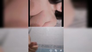 Mutual masturbation with my gf (videocall)