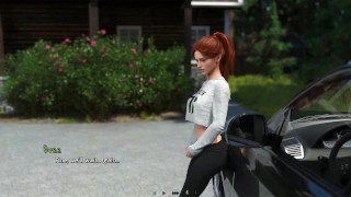 Summer Heat: Hot Sexy College Girl On A Summer Campus In The Woods, 3D-Ep4