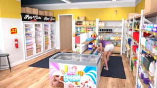 Summer Heat: Guy Buys Condoms From Sexy Clerk At The Grocery Store-Ep6