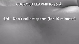 Cuckold Learning : 6 Extreme Lessons (cum eating)