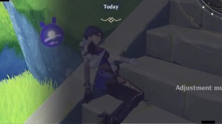 Yelan - Genshin Impact ryona + ragdoll リョナ - Japanese 日本語/ Korean 한국어/ English/ Chinese 中文