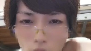 イケメンメガネ男子の指フェラチオ！よだれ垂らしてチュパコキ！044