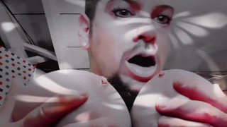 Brest Crossdresser Titz Smashed together ☺️🙂