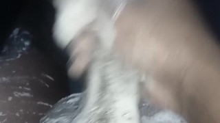 Masturbating in a bathtub late night horny for your WET pussy