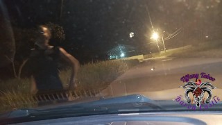 Pregnant nympho Fucks strangers in public