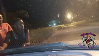 Pregnant nympho Fucks strangers in public