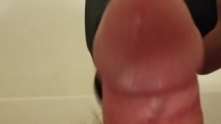 TORTURING my pulsing cock till it explodes! 💦