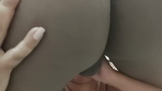 Hot Girlfriend Blowjob & Handjob Active ball Sucking Oral Creampie