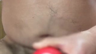 【個人撮影・おもちゃを使ったオナニー】オナニー　デカチン　変態素人　手コキ　日本人　おもちゃ