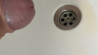 The toilet is busy. Went to the bathroom to pee