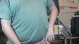 Standing masturbation but I messed up and I'm not in the middle of the frame