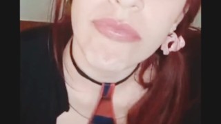 ShyyFxx tu colegiala putita le chupa la pija al profesor para que no la castigue JOI