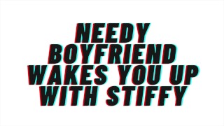 AUDIO ONLY: Needy Boyfriend with his hard cock. cums inside saying "I love you"