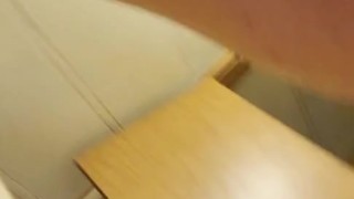 Close up creampie and fucking my ass hard stretching it wide on huge dildo 