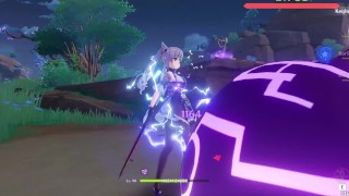 Keqing - Genshin Impact ryona + ragdoll - English/ Japanese リョナ/ Korean 료나/ Chinese 良娜