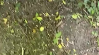 Piss and wank in a field