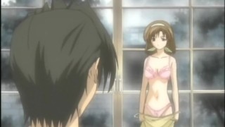 Anime babe gets plowed while bound