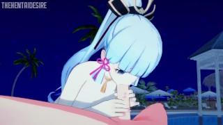 AYAKA COCK SUCKING BLOWJOB HENTAI GENSHIN IMPACT