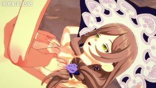PLAYING WITH LISA SEXY BOOBS HENTAI GENSHIN IMPACT