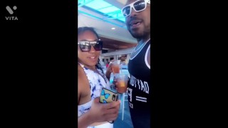 Big Booty petite Fijiipornbox Fucked Hard in Jamaican guy kitchen