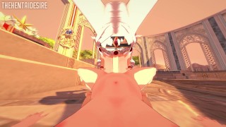 PLAYING WITH PHARAOH LUPINA SEXY AND LARGE BOOBS HENTAI GENSHIN IMPACT