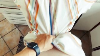 I suck, fuck and taste all the electricians cum after he fixed my kitchen lights