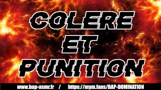 Furieux ! Écoute la colère de ton boss et encaisse sa grosse bite ! / Audio Domination Français