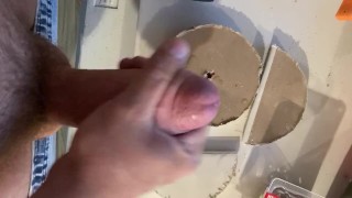 Construction Worker jerking off at Work