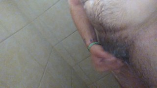 Getting off solo in hot milfs shower