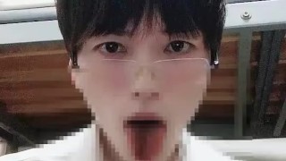 イケメンメガネ男子のチョコペロ！咀嚼音ちゅぱちゅぱ！046