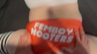 POV: fucking a femboy hooter and cumming on his bubble butt (full vid on only fans thustin69)