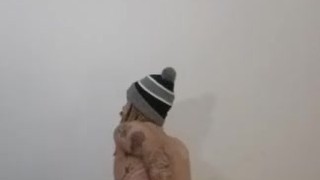 Riding Teddy, the bear 
