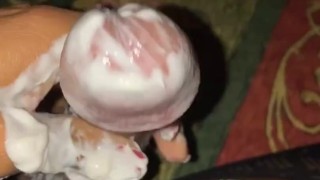 FT with hot stud asked me to drenched myself in lotion 