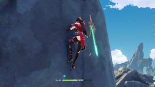 Beidou - Genshin Impact ryona + ragdoll - English/ Japanese リョナ/ Korean 료나 / Chinese 良娜
