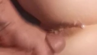 ALMOST GOT CAUGHT BY THE INLAWS..HAD TO CUMM ALL OVER HER NICE ASS