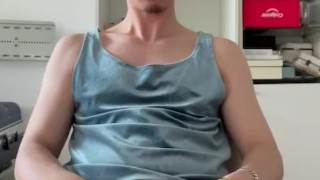 jerking off in my room，cum more time so high～