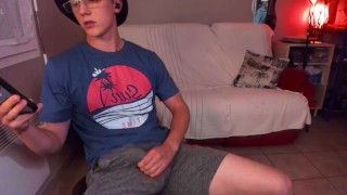 enjoy touching a hard cock