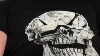 Wanking and shooting a 4 day cum load