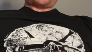 Wanking and shooting a 4 day cum load